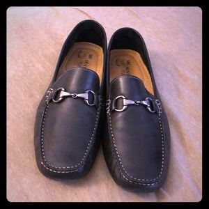 Black Leather Loafer